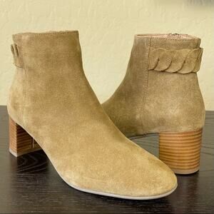 NWOB Aquatalia Feliciana Weatherproof Block Heel Bootie, Size 6